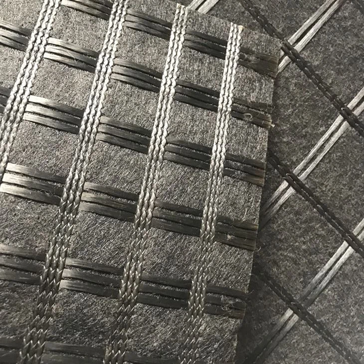 Fiberglass Geogrid With Geotextile 2